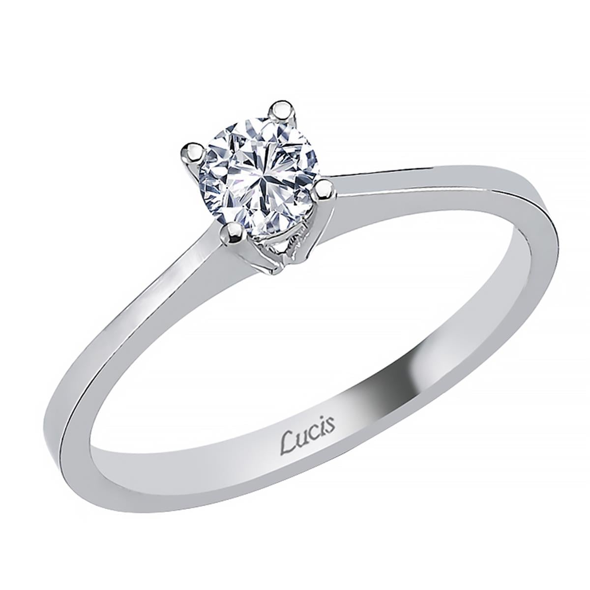 0.24 Karat Pırlanta Tektaş Yüzük V005615