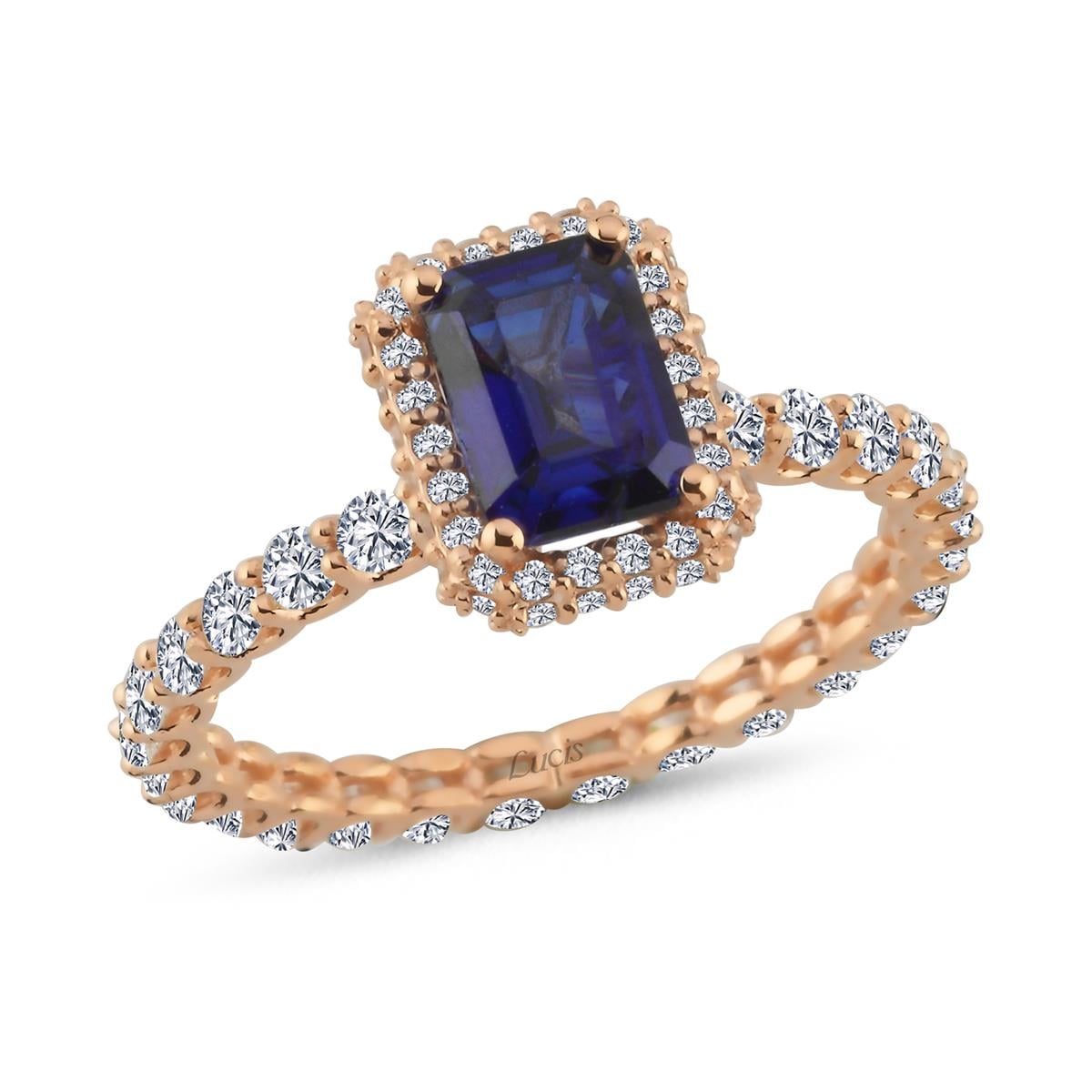 1.07 Karat Pırlanta Renkli Yüzük L064475