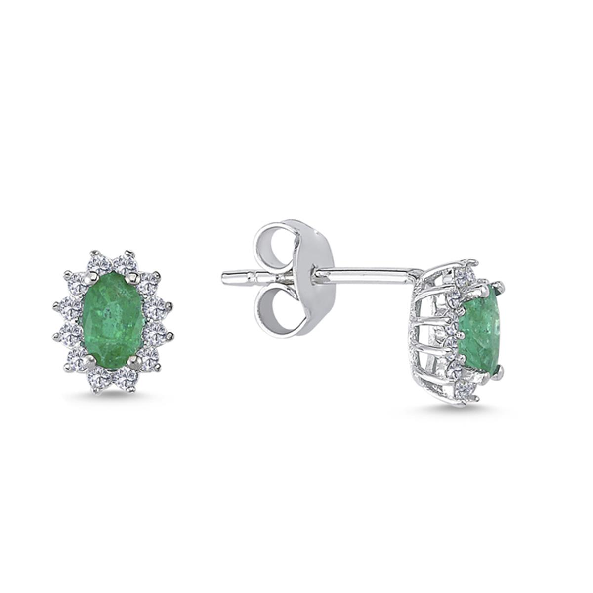 1.91 Karat Pırlanta Renkli Küpe L063695