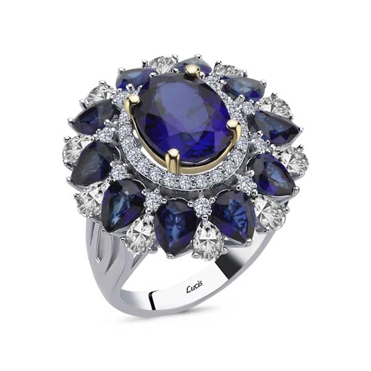 1.51 Karat Pırlanta Renkli Yüzük L063249