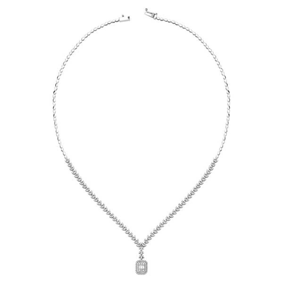 1.12 Karat Pırlanta Baget Gerdanlık L063034