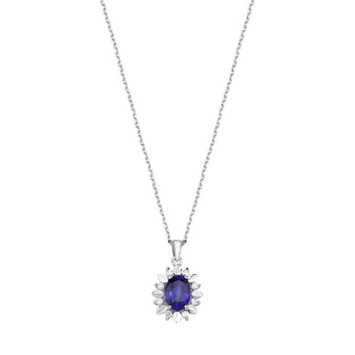 1.00 Karat Pırlanta Renkli Kolye L063652