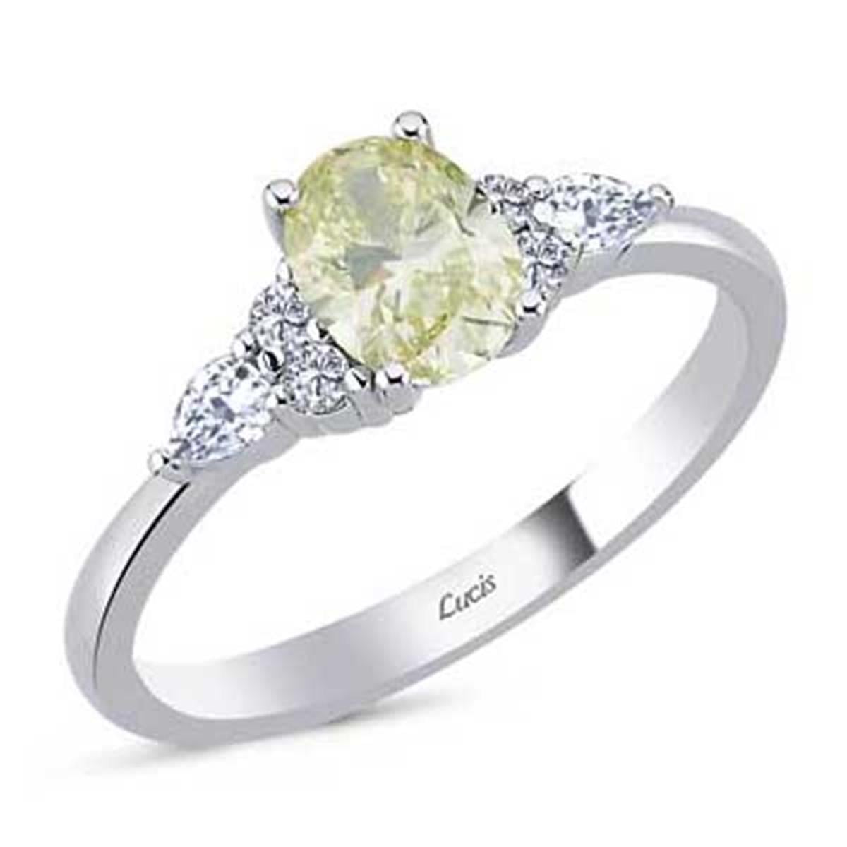 1.02 Karat Pırlanta Renkli Yüzük L064608