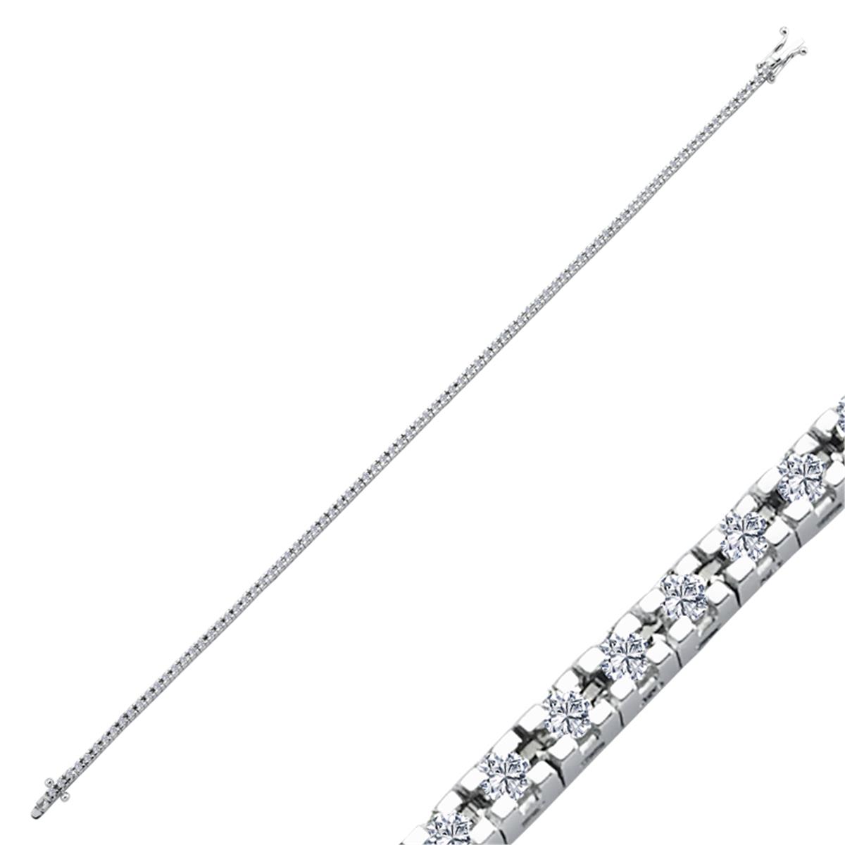 7.26 Karat Pırlanta Suyolu Bileklik L065042