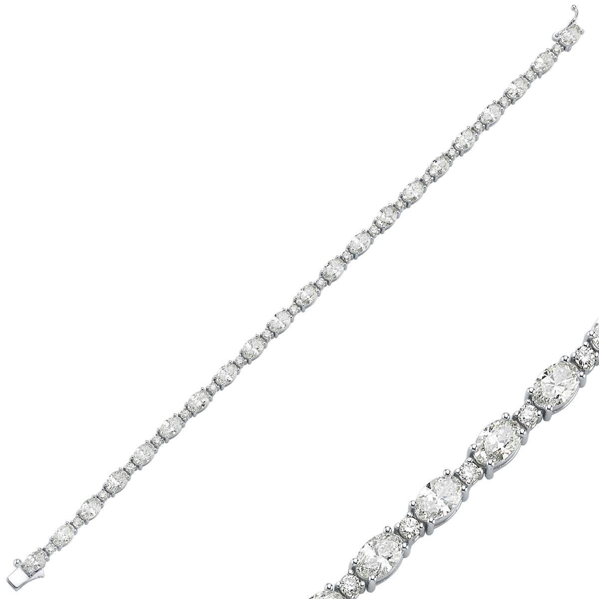 7.21 Karat Pırlanta Tasarım Bileklik