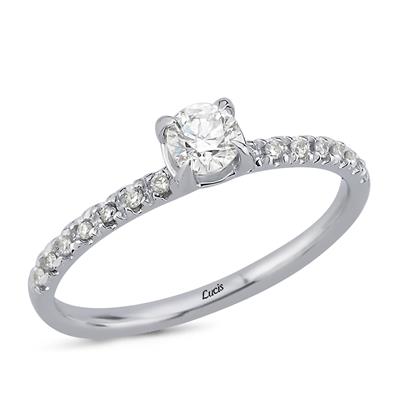 0.41 Karat Pırlanta Tektaş Yüzük L060204