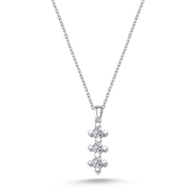 0.22 Karat Pırlanta Tria Kolye L059926
