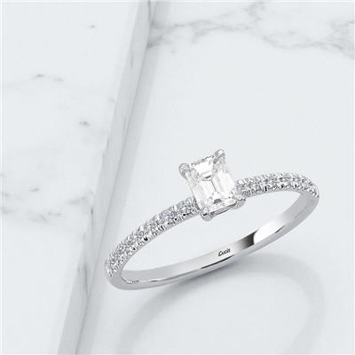 0.36 Karat Pırlanta Baget Yüzük L060373