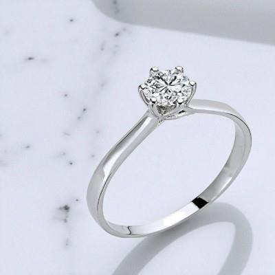 0.36 Karat Pırlanta Tektaş Yüzük V010392