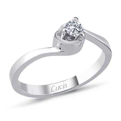 0.14 Karat Pırlanta Tektaş Yüzük L058298