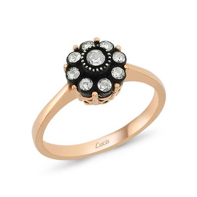 0.26 Karat Elmas Gül Yüzük L060081