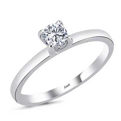 0.31 Karat Pırlanta Tektaş Yüzük V009251