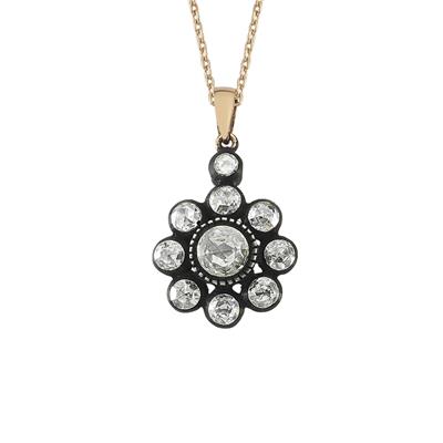 0.48 Karat Elmas Gül Kolye L055800