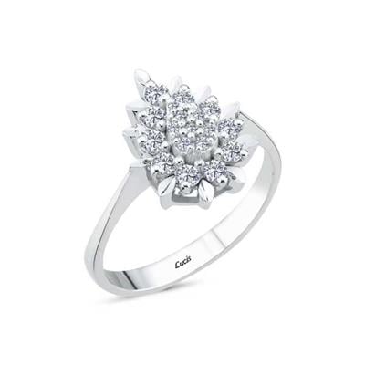 0.44 Karat Pırlanta Tasarım Yüzük L059195