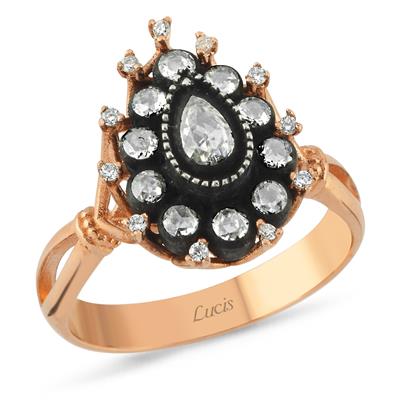 0.39 Karat Elmas Gül Yüzük L059233