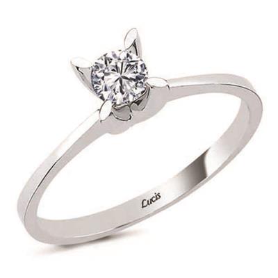 0.50 Karat Pırlanta Tektaş Yüzük V011031