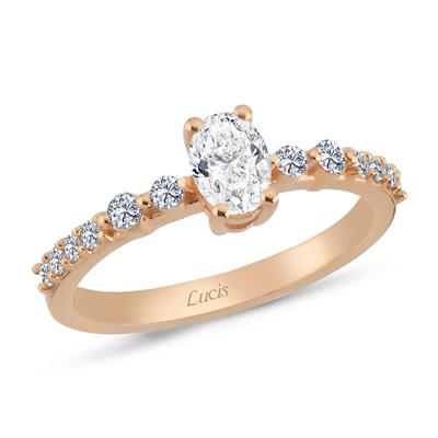 0.69 Karat Pırlanta Tektaş Yüzük V010256