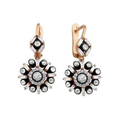 0.29 Karat ElmasAS Gül Küpe