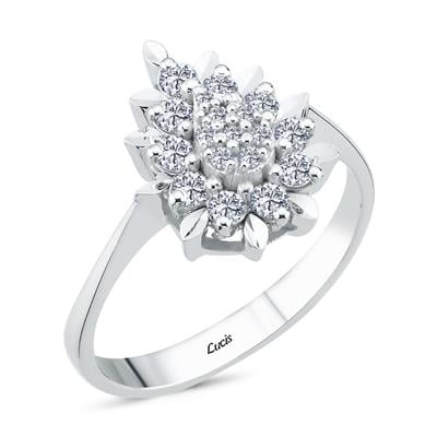 0.44 Karat Pırlanta Tasarım Yüzük L059195