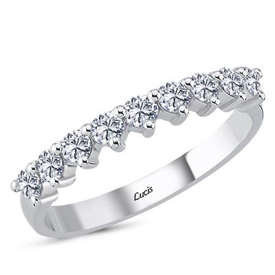 0.44 Karat Pırlanta Yarım Tur Yüzük L061962