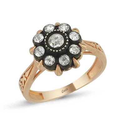 0.29 Karat Elmas Gül Yüzük L053943