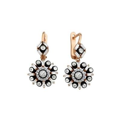 0.29 Karat ElmasAS Gül Küpe