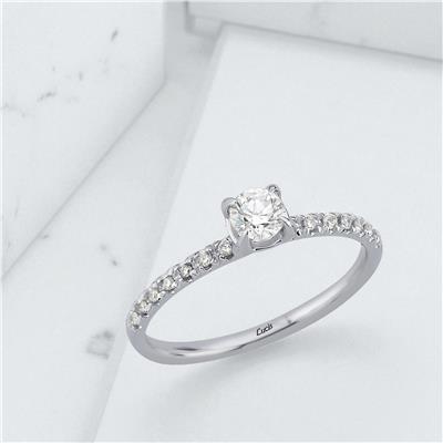 0.41 Karat Pırlanta Tektaş Yüzük L060204