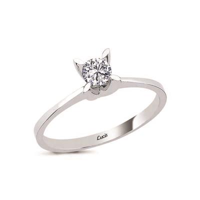 0.58 Karat Pırlanta Tektaş Yüzük V009859