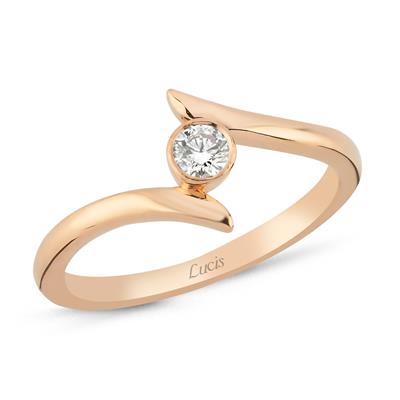 0.14 Karat Pırlanta Tektaş Yüzük L058487