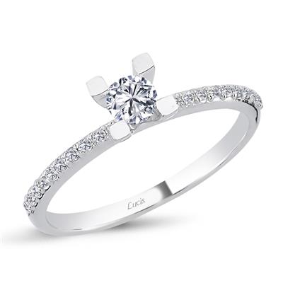 0.91 Karat Pırlanta Tektaş Yüzük L051753