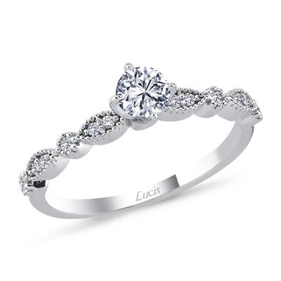 0.42 Karat Pırlanta Tektaş Yüzük V010248