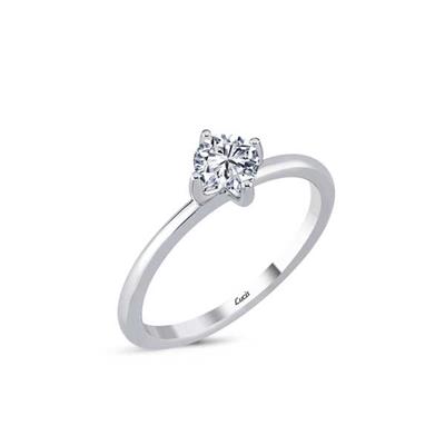 0.30 Karat Pırlanta Tektaş Yüzük V009711