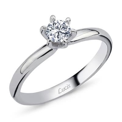 0.40 Karat Pırlanta Tektaş Yüzük V008498