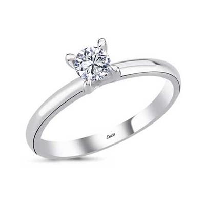 0.30 Karat Pırlanta Tektaş Yüzük V010396