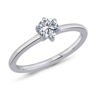 0.39 Karat Pırlanta Tektaş Yüzük V009264