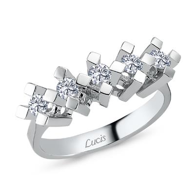 2.50 Karat Pırlanta Beştaş Yüzük V009743