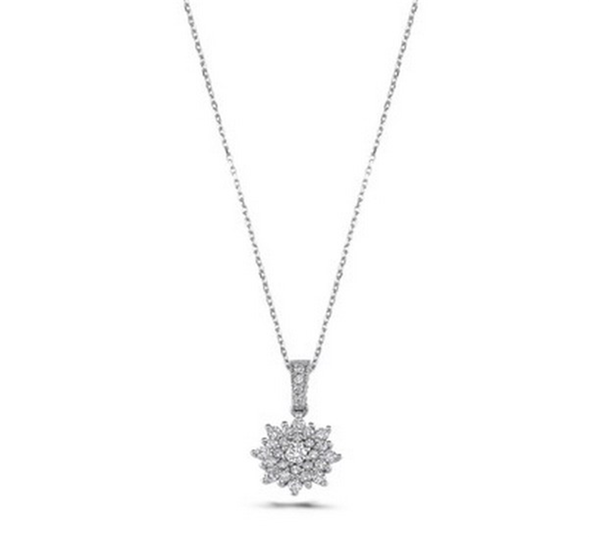 0.33 Karat Pırlanta Tasarım Kolye L063385