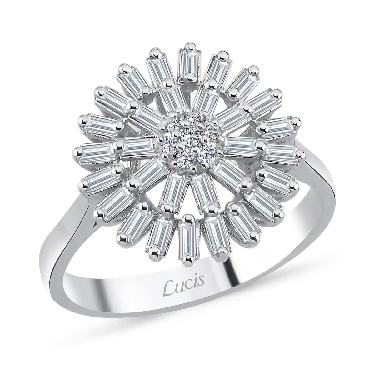 0.29 Karat Pırlanta Baget Yüzük L063894