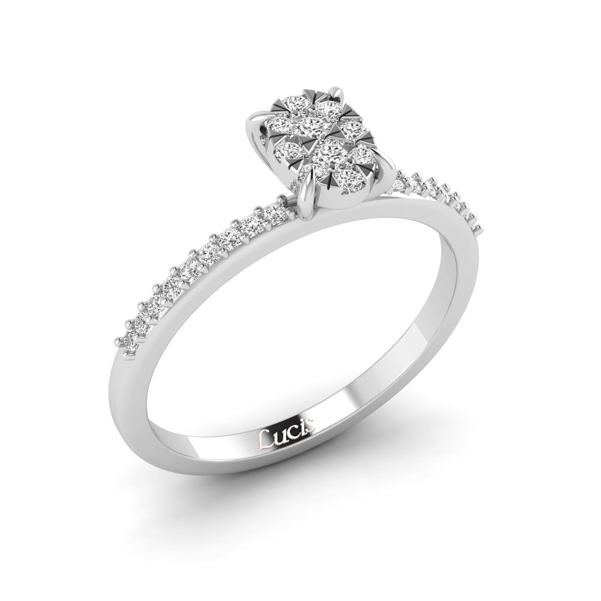 0.21 Karat Pırlanta Violet Yüzük L065875