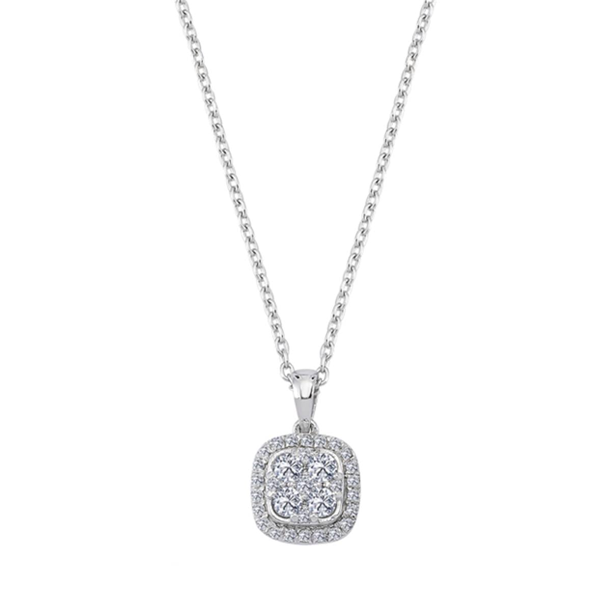0.46 Karat Pırlanta Violet Kolye L048152
