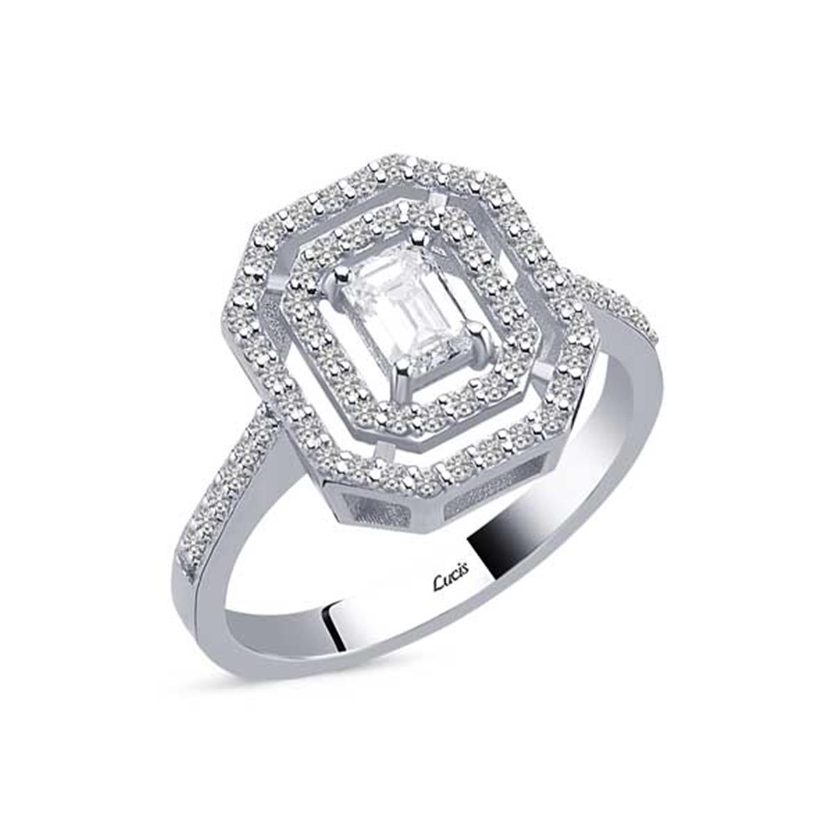 0.70 Karat Pırlanta Baget Yüzük L056253