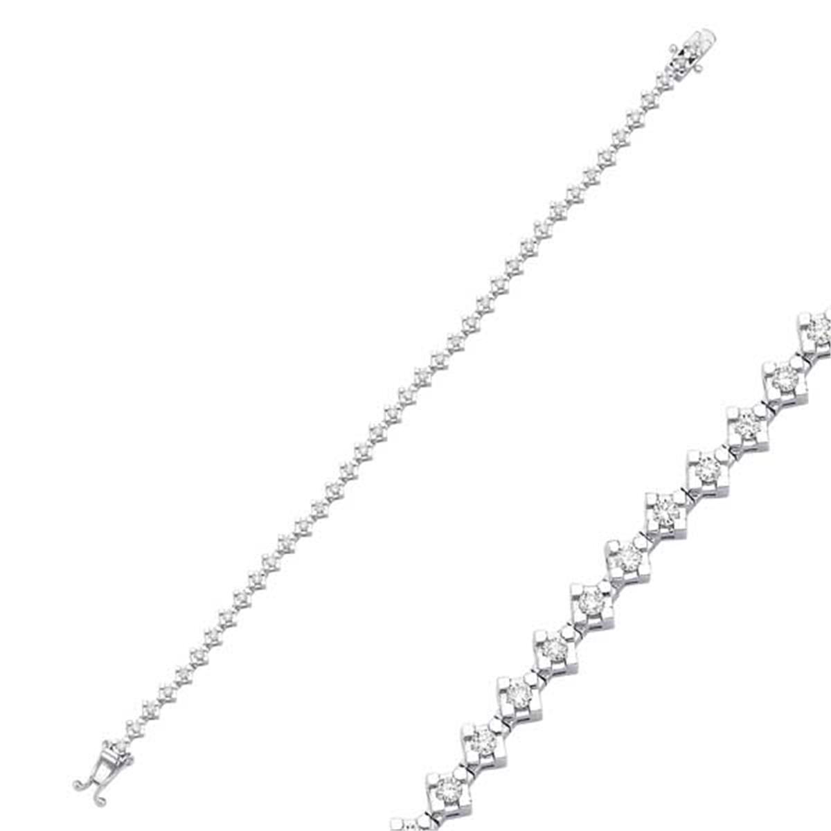 0.92 Karat Pırlanta Suyolu Bileklik L063074