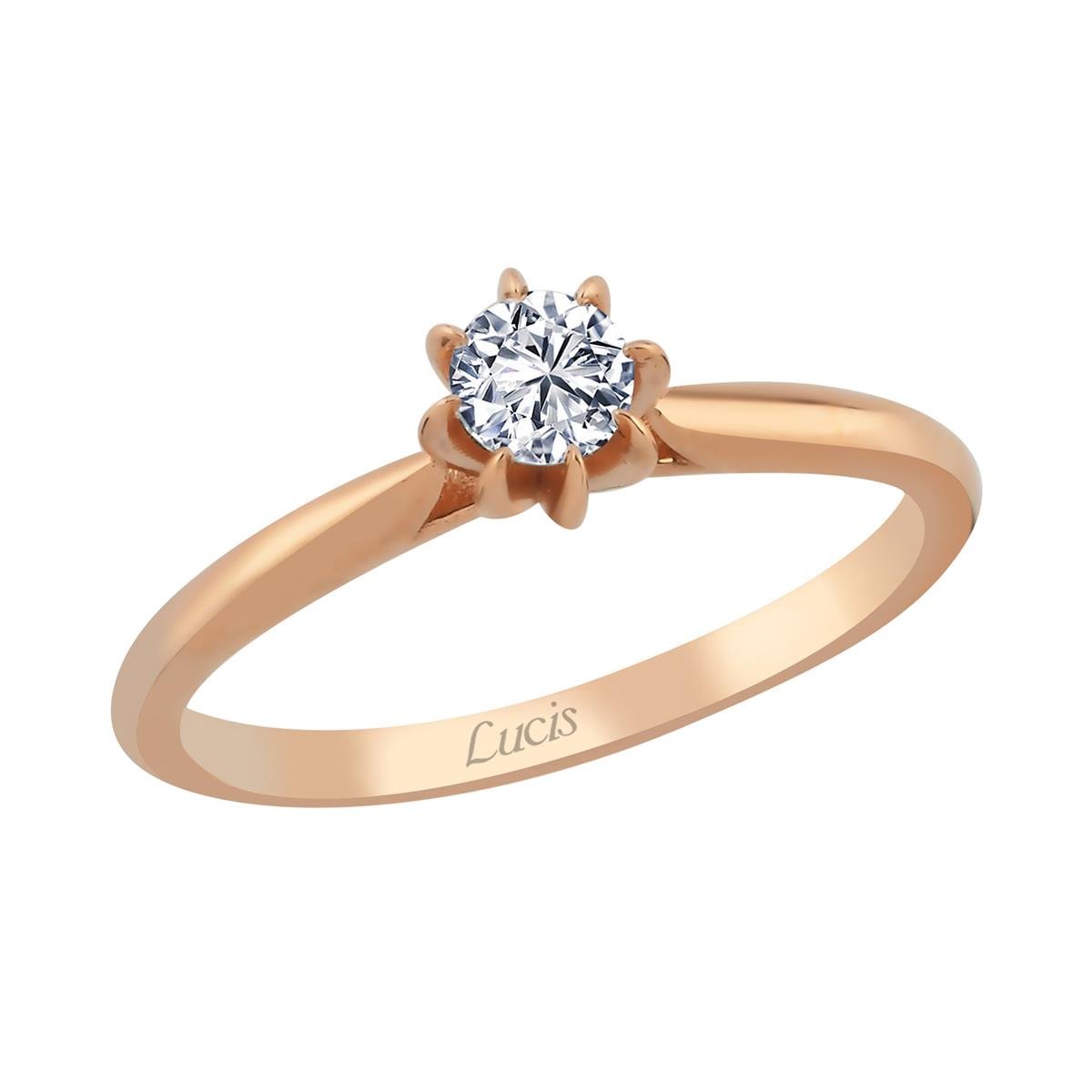 0.23 Karat Pırlanta Tektaş Yüzük V010273