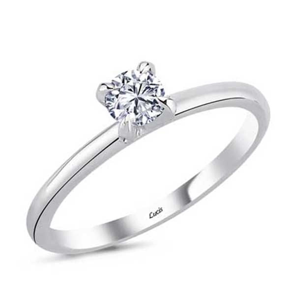 0.40 Karat Pırlanta Tektaş Yüzük V010538