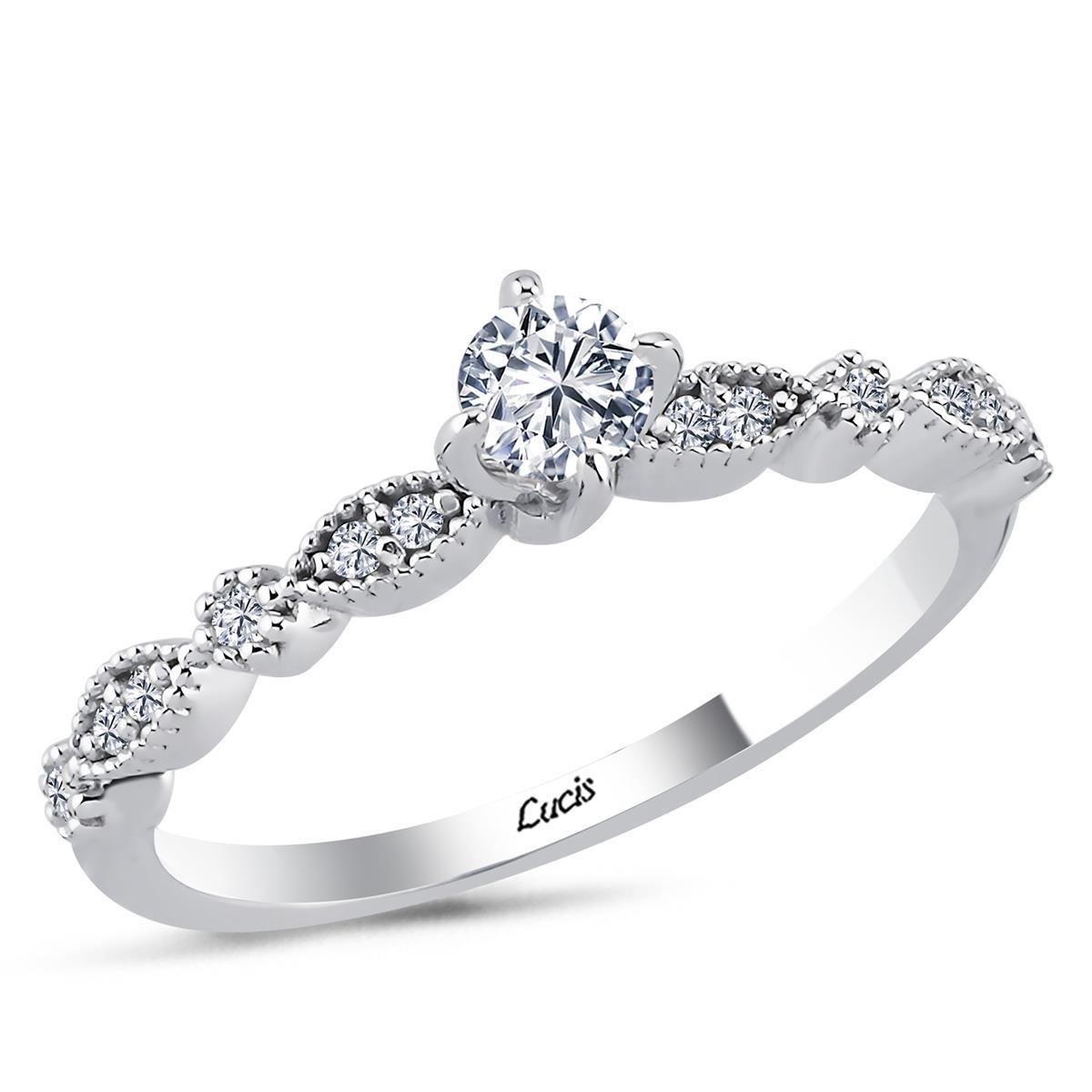 0.31 Karat Pırlanta Tektaş Yüzük V010251