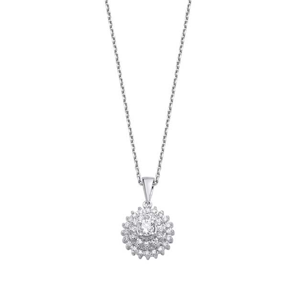 0.39 Karat Pırlanta Tasarım Kolye L066133