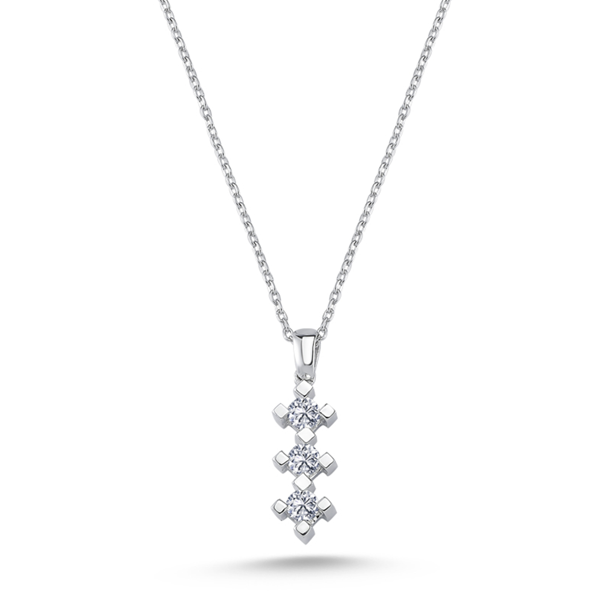 0.22 Karat Pırlanta Tria Kolye L059927