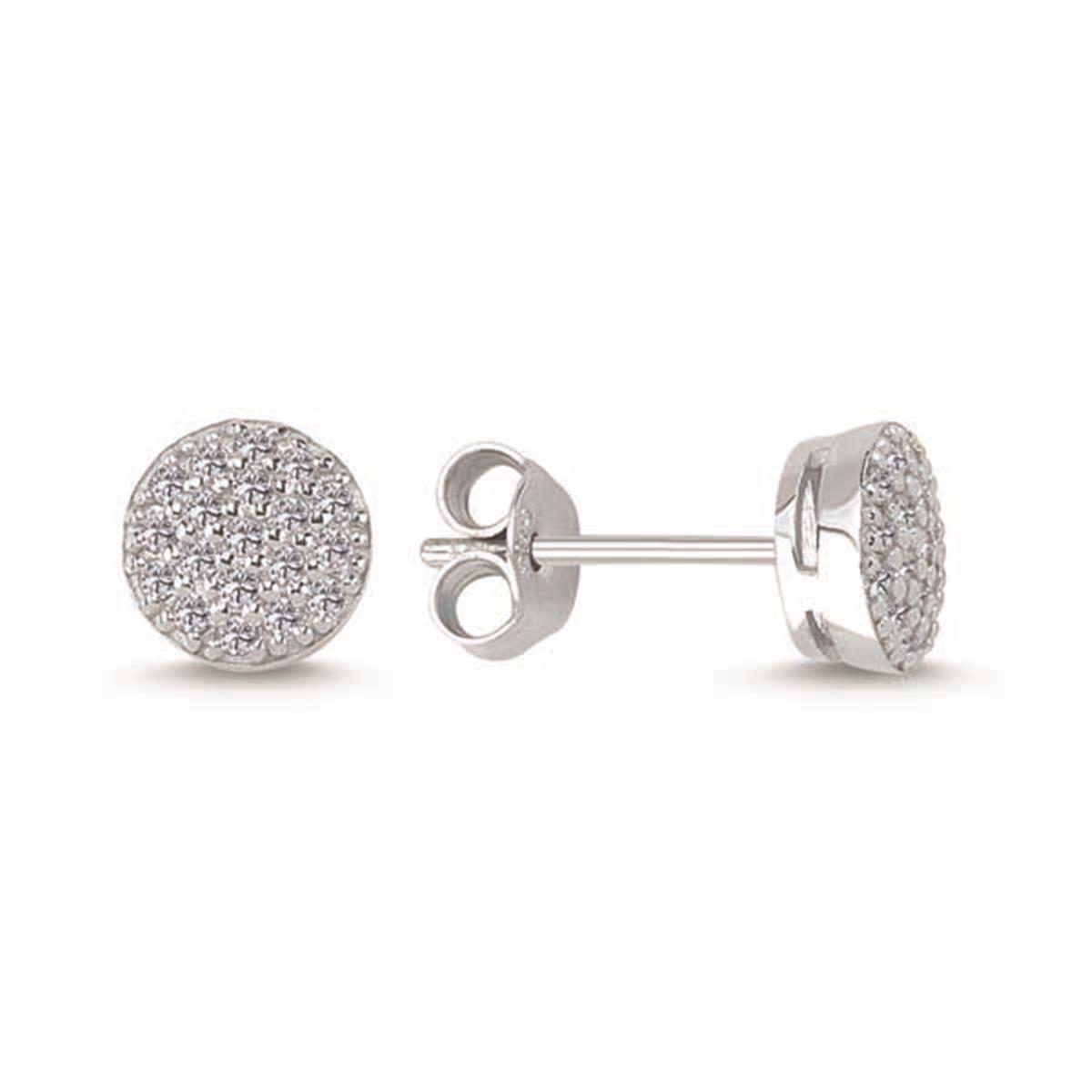 0.68 Karat Pırlanta Violet Küpe L063341