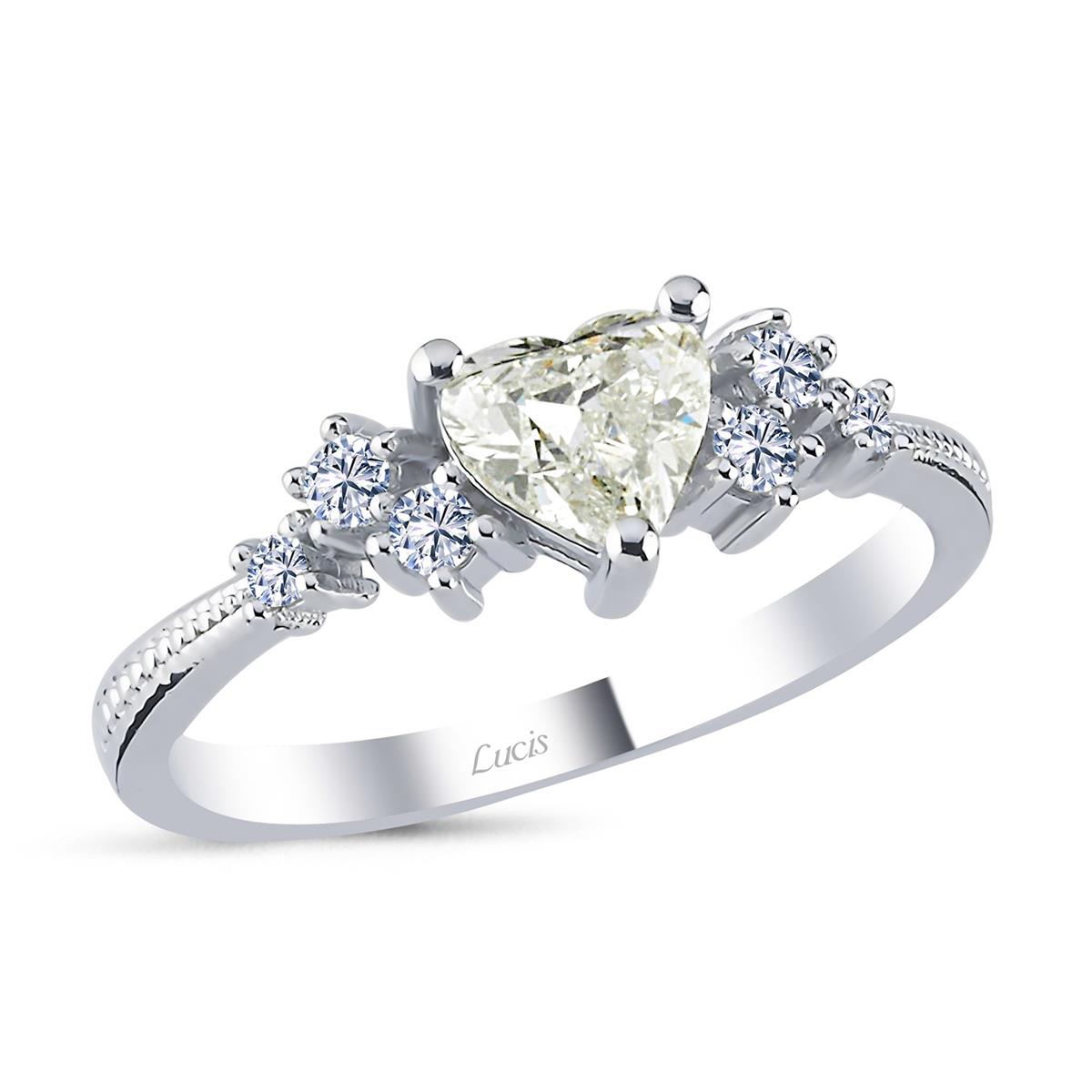 0.42 Karat Pırlanta Renkli Yüzük L064612