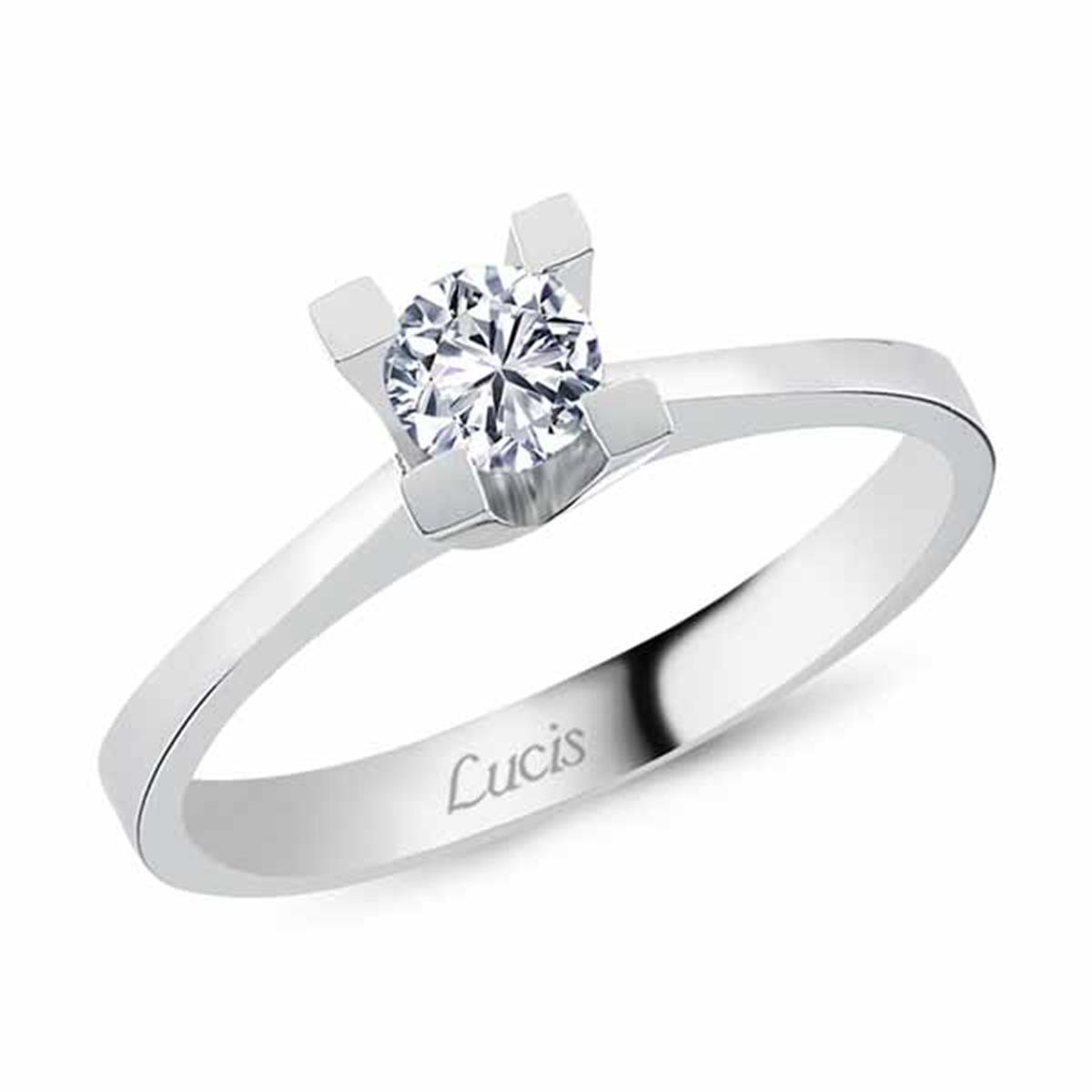 0.21 Karat Pırlanta Tektaş Yüzük